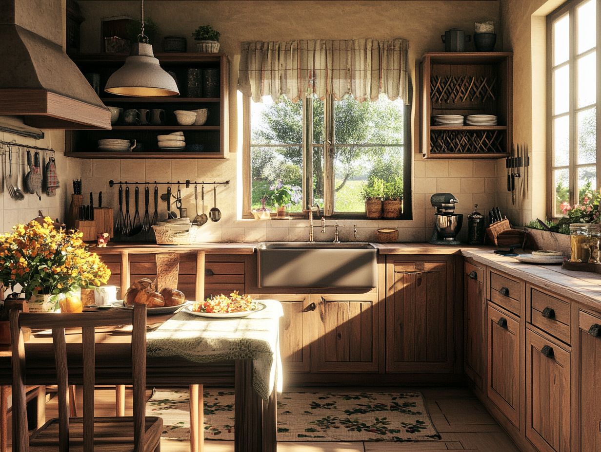 Key design elements for a cozy farmhouse kitchen