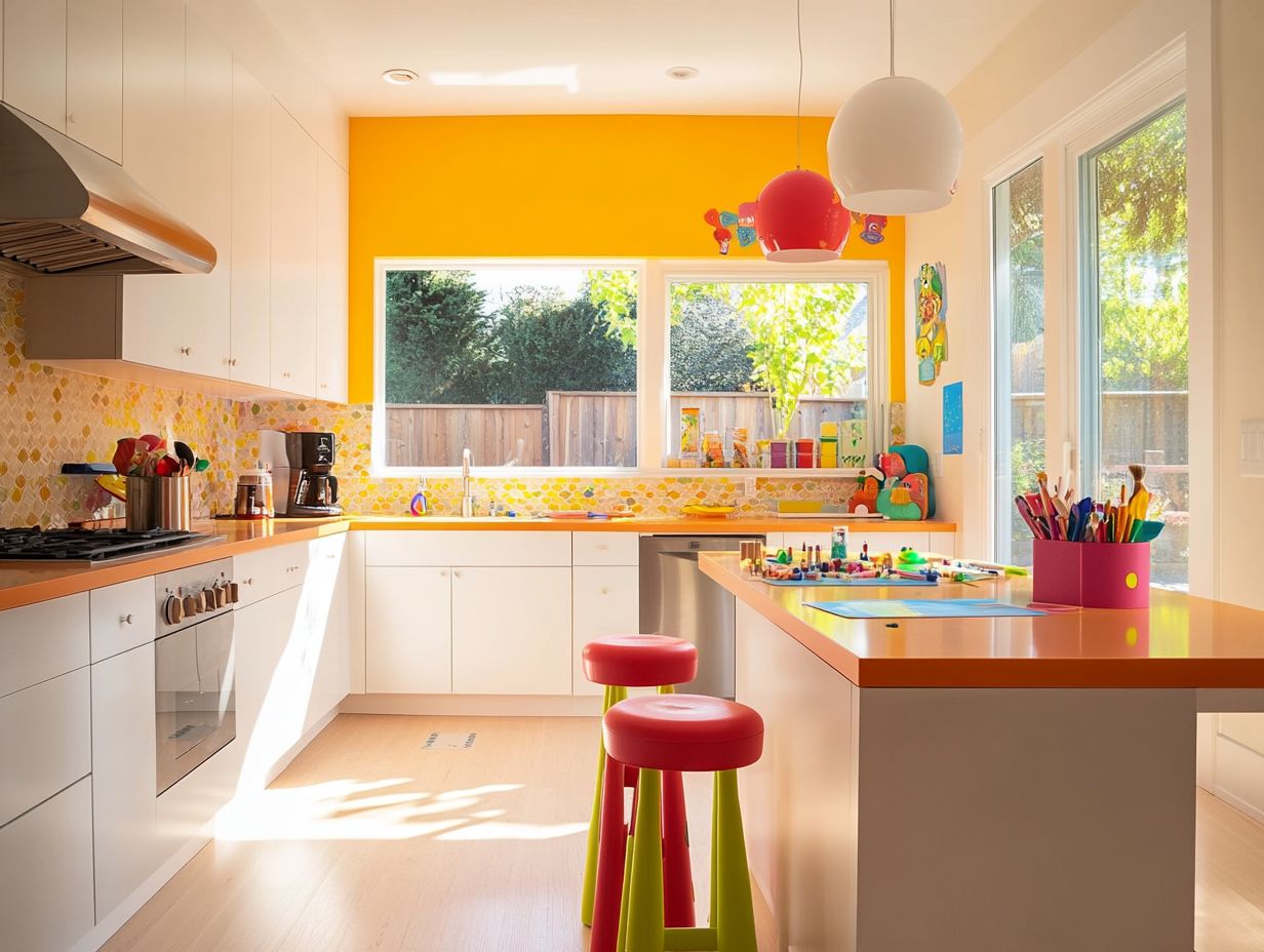 Designing a safe and functional kitchen layout for kids