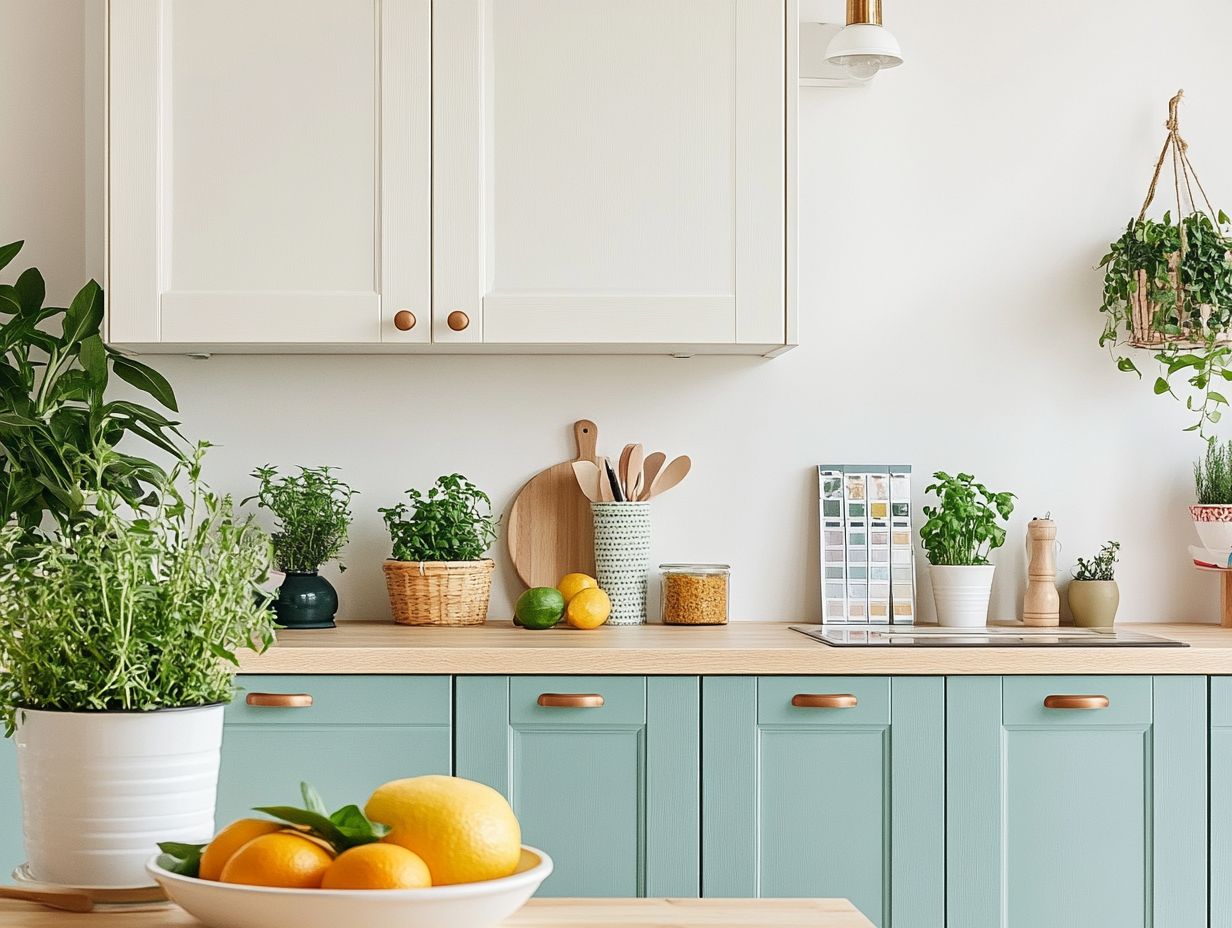 How can I save money on kitchen makeover materials?