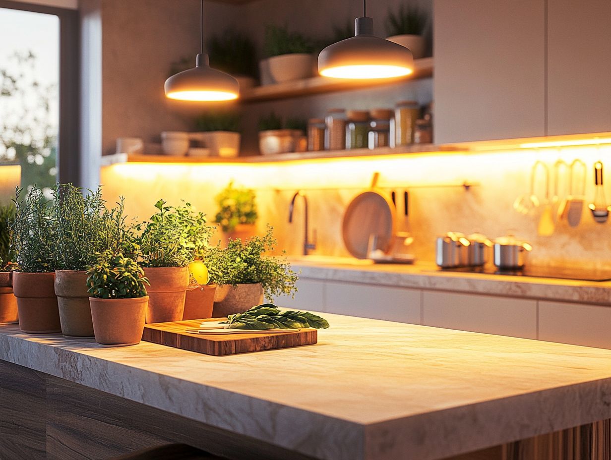 What is accent lighting and how can it improve my kitchen?