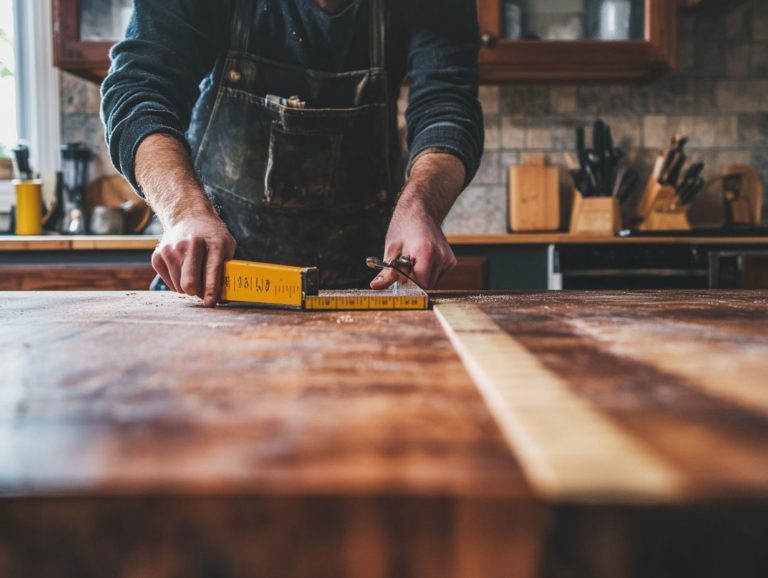 How to Install a DIY Kitchen Counter