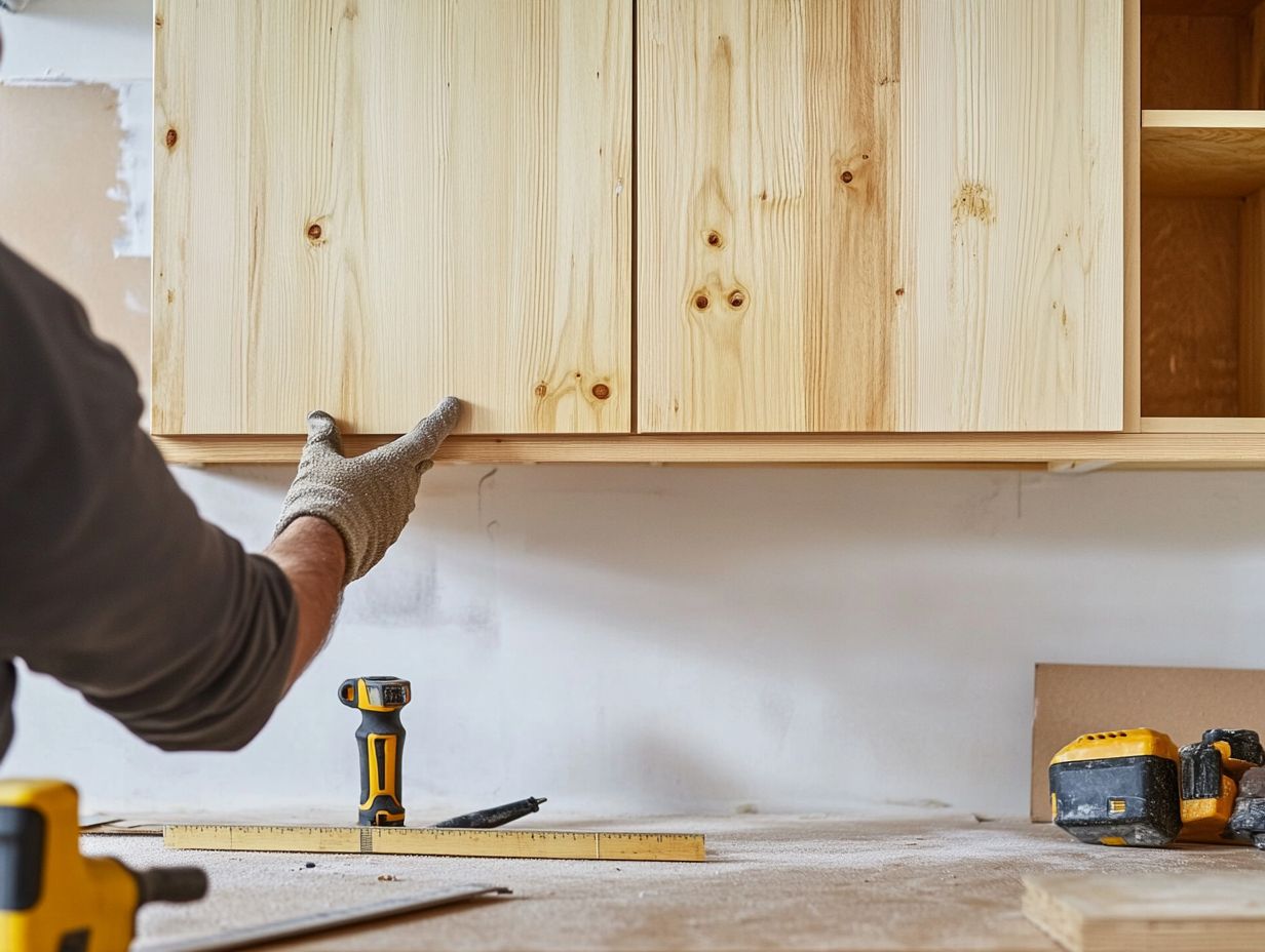 Steps for Installing DIY Wall Cabinets