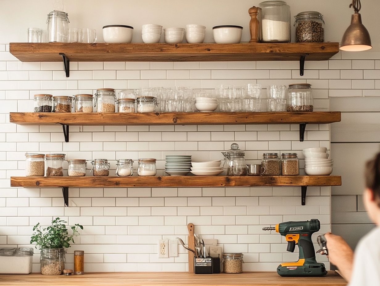 Step-by-Step Guide to Installing Open Shelving