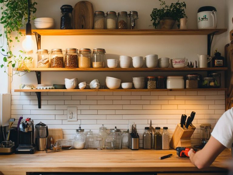 How to Install Open Shelving in Your Kitchen