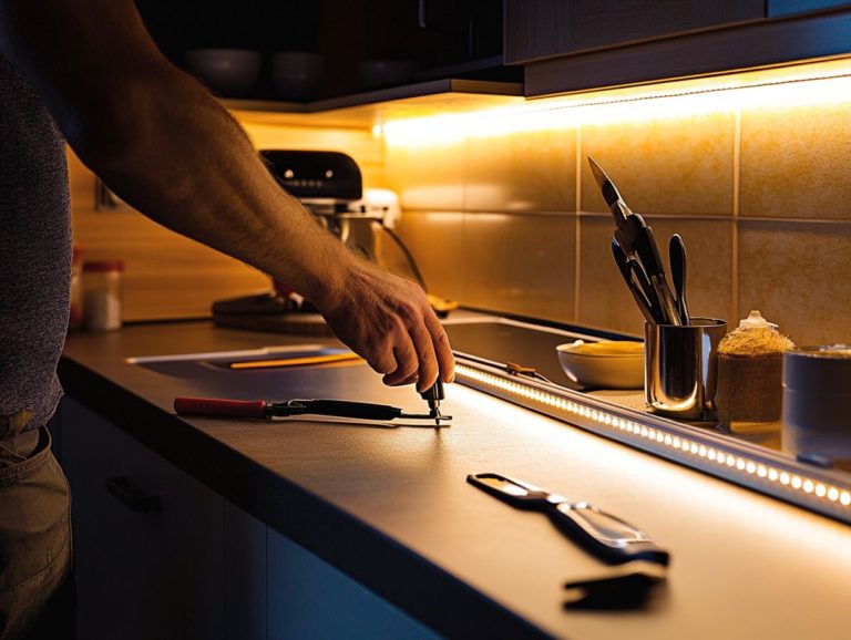 How to Install Under-Cabinet Lighting