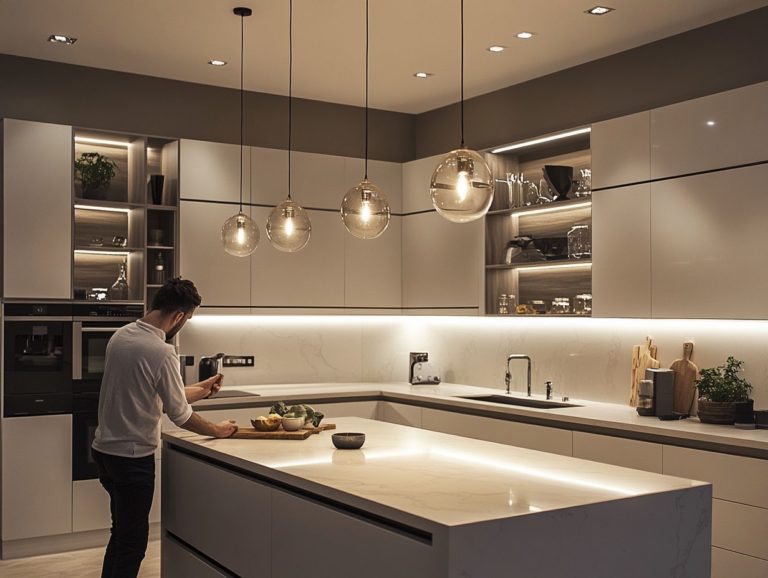 How to Measure for Kitchen Lighting Fixtures