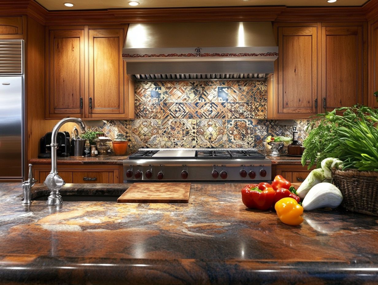 What is the key to effectively mixing and matching kitchen materials?