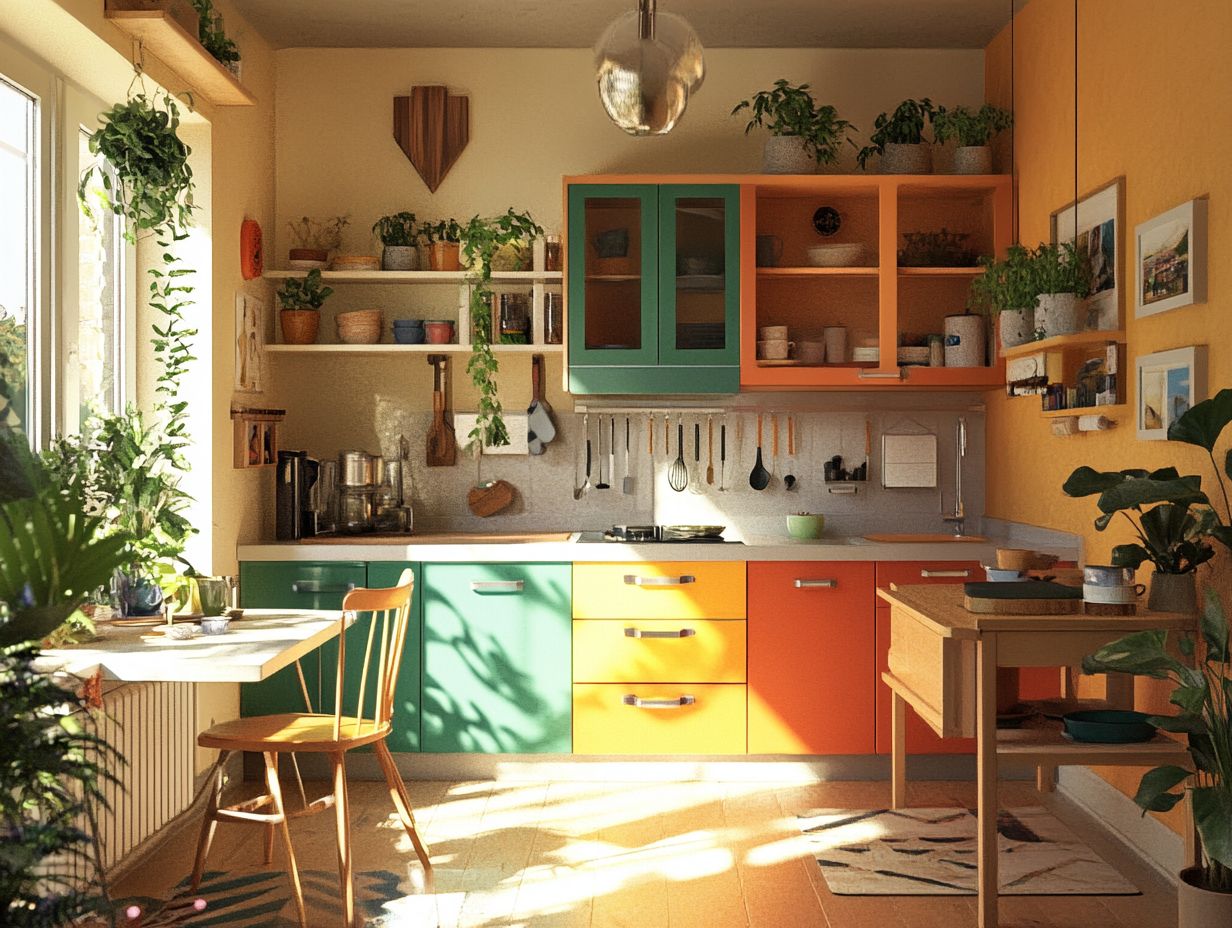 A beautifully personalized kitchen layout