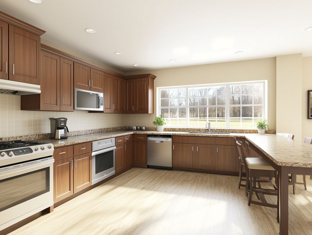 Image depicting a safe and functional kitchen for seniors