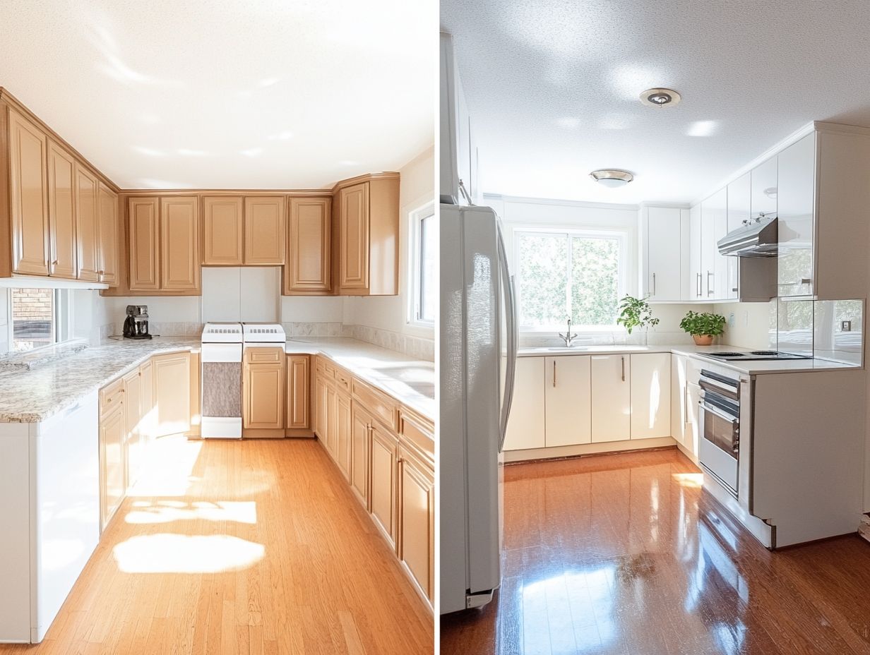 What is kitchen cabinet refacing?