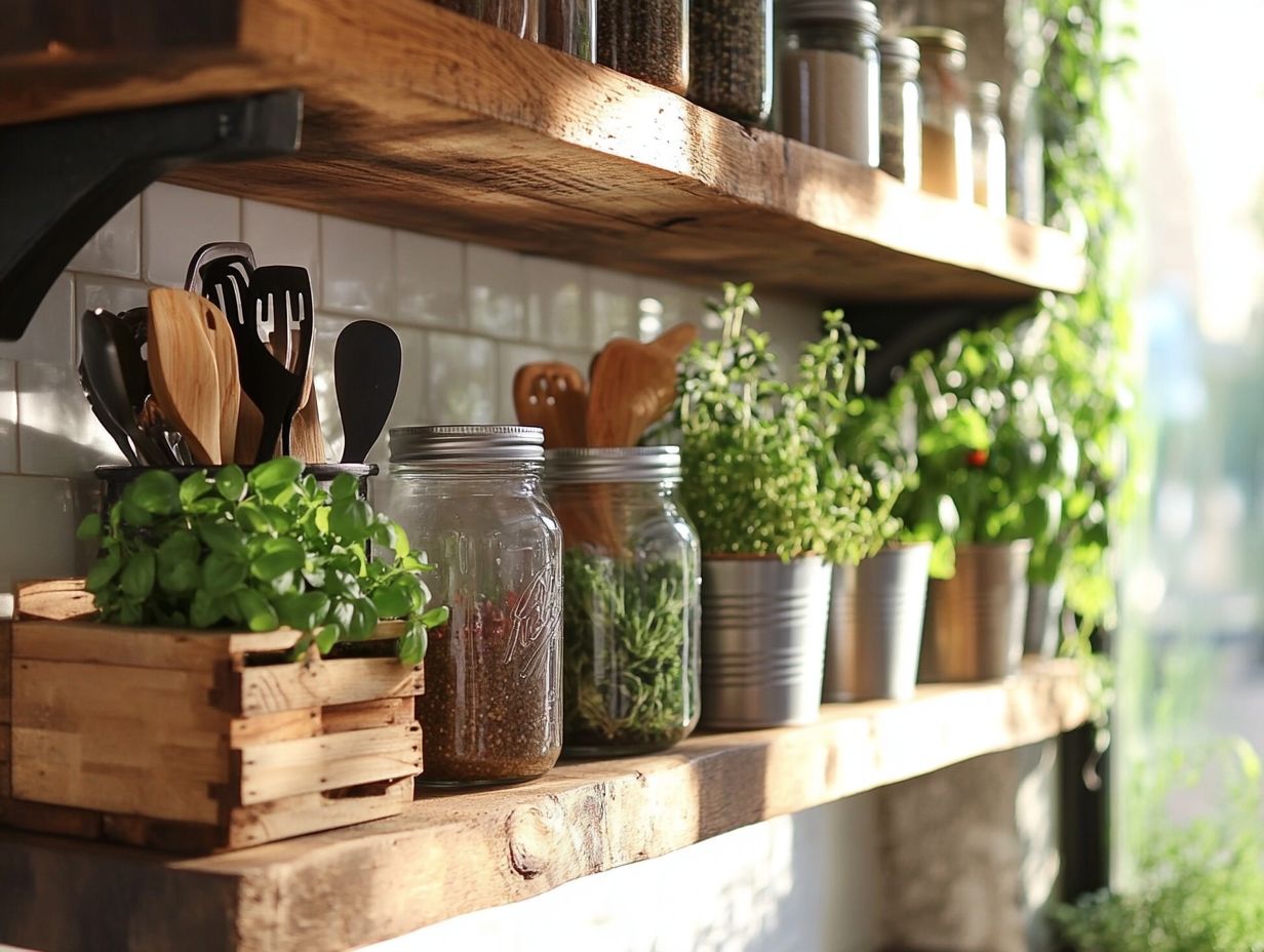 Materials that can be reused in the kitchen