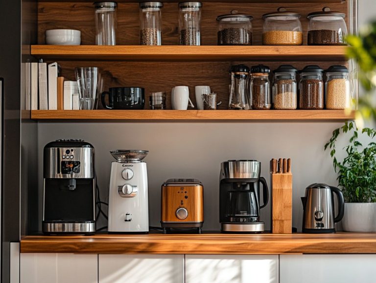 How to Use Cabinet Space for Small Appliances