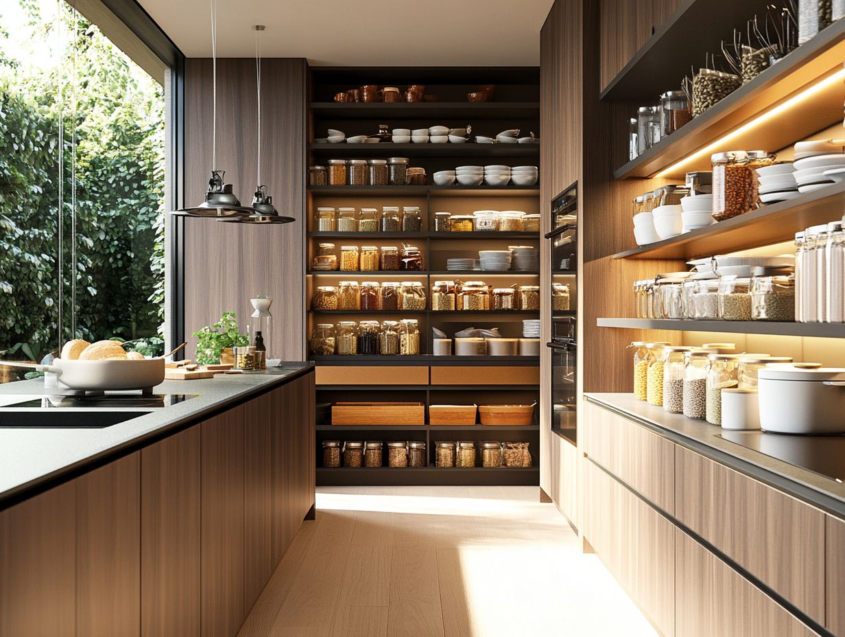 Image showing creative storage solutions for small kitchens.