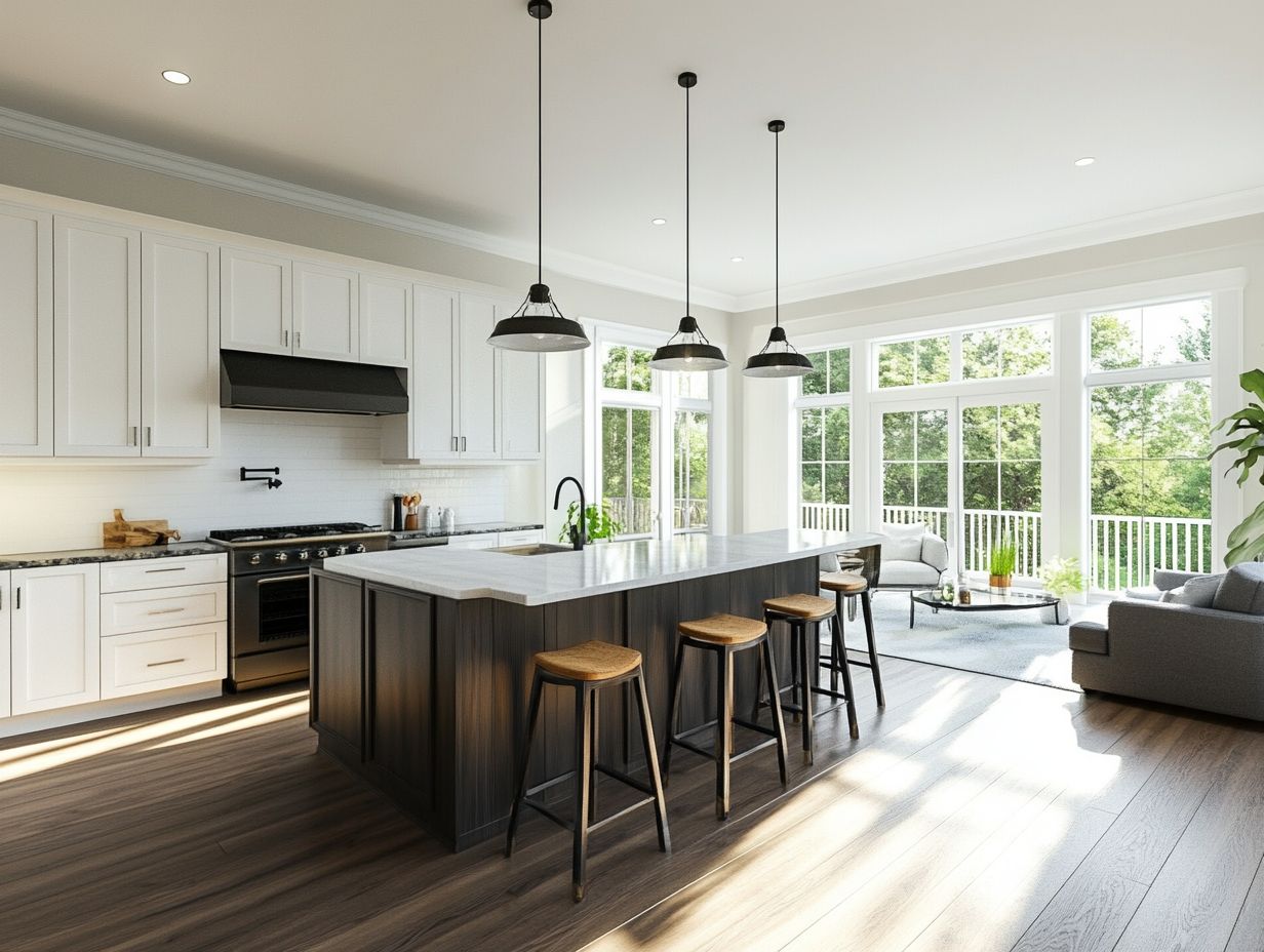 Combining Kitchen and Living Areas