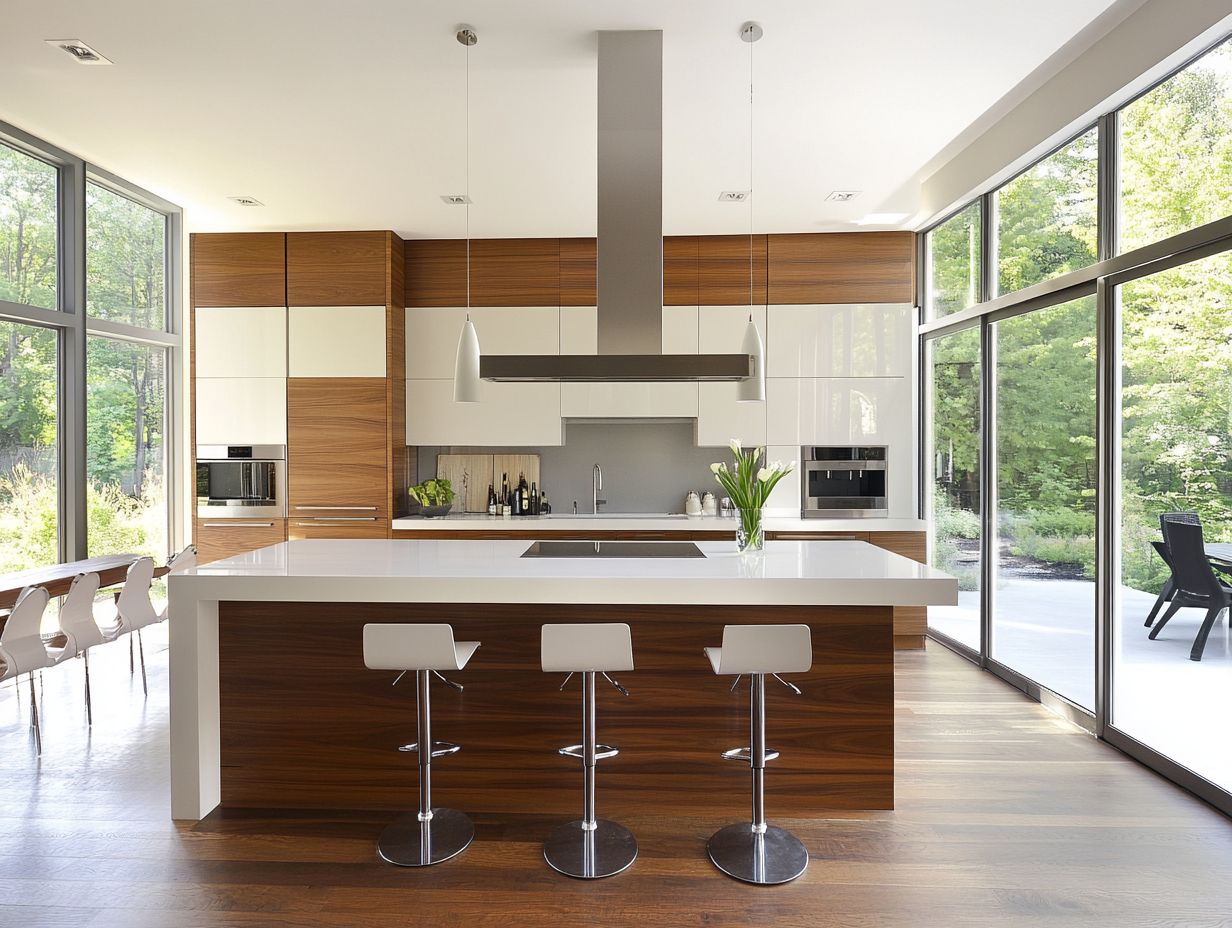 Visual guide to popular kitchen island layouts