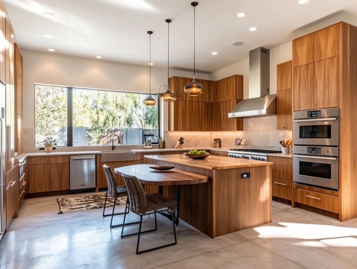 A layout showing the potential disadvantages of L-shaped kitchen designs