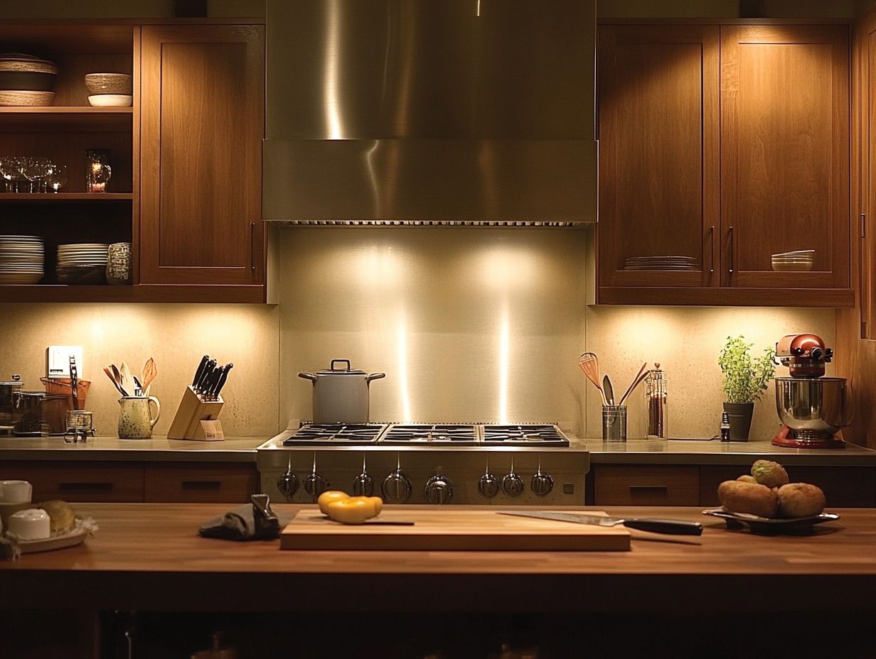 What are the different types of kitchen lighting?