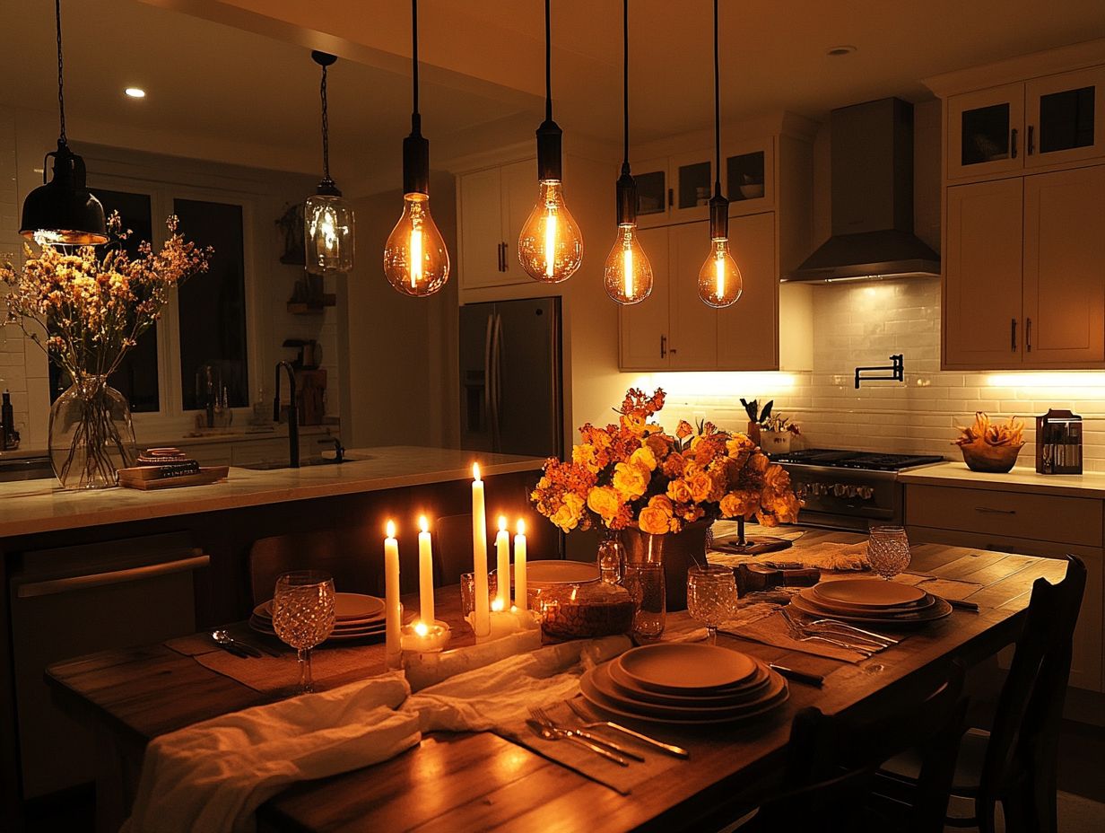 Example of Task Lighting in a Kitchen