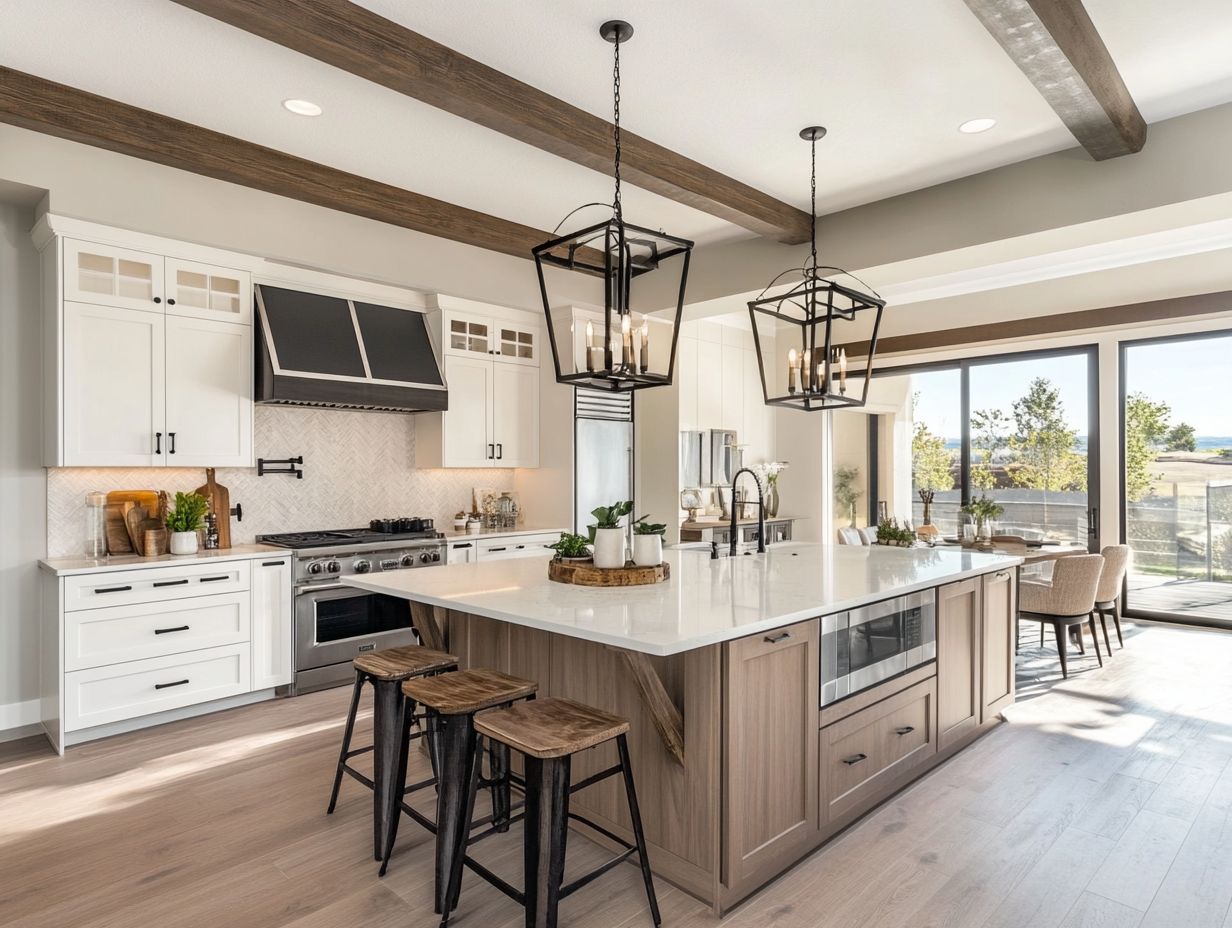 A well-organized kitchen for cooking and cleaning