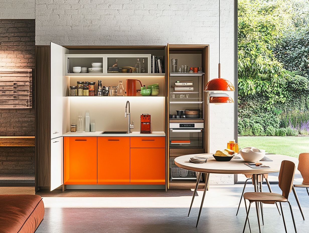 Creative storage solutions for small kitchens