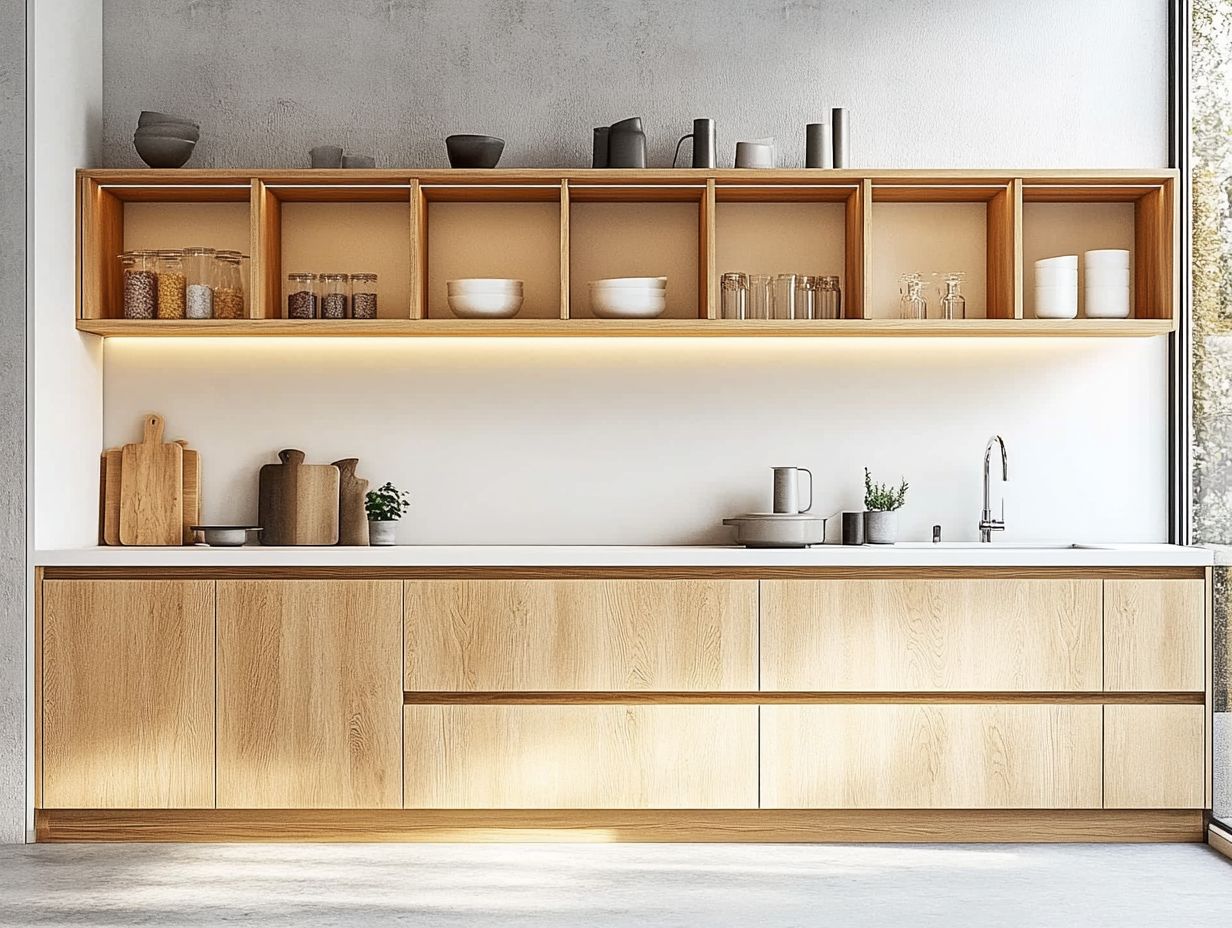 Space-saving cabinet designs for modern kitchens