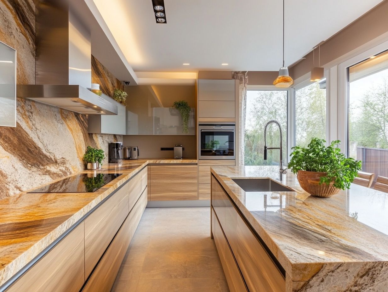 Natural stone benefits in kitchen design