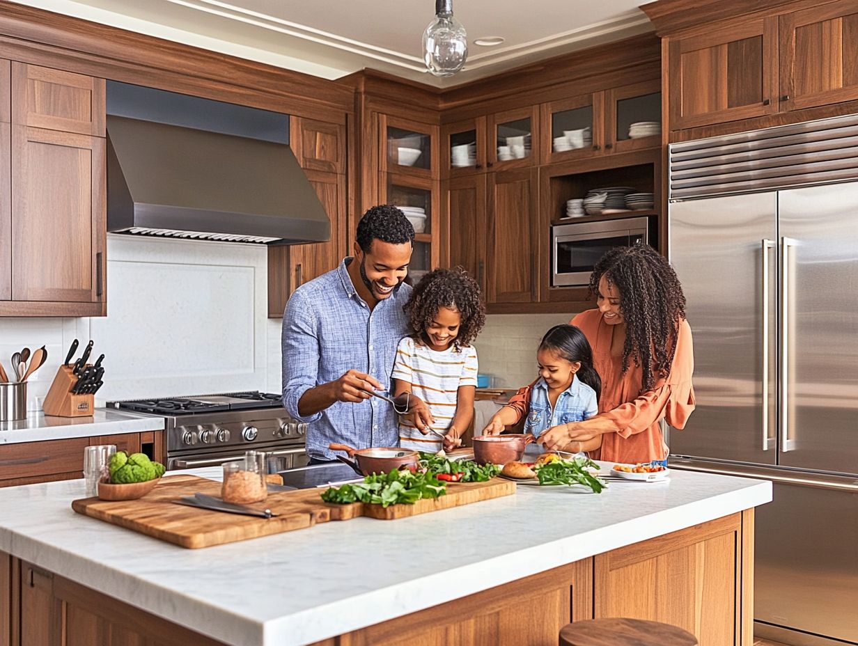 Key considerations for choosing the best kitchen layout for family cooking