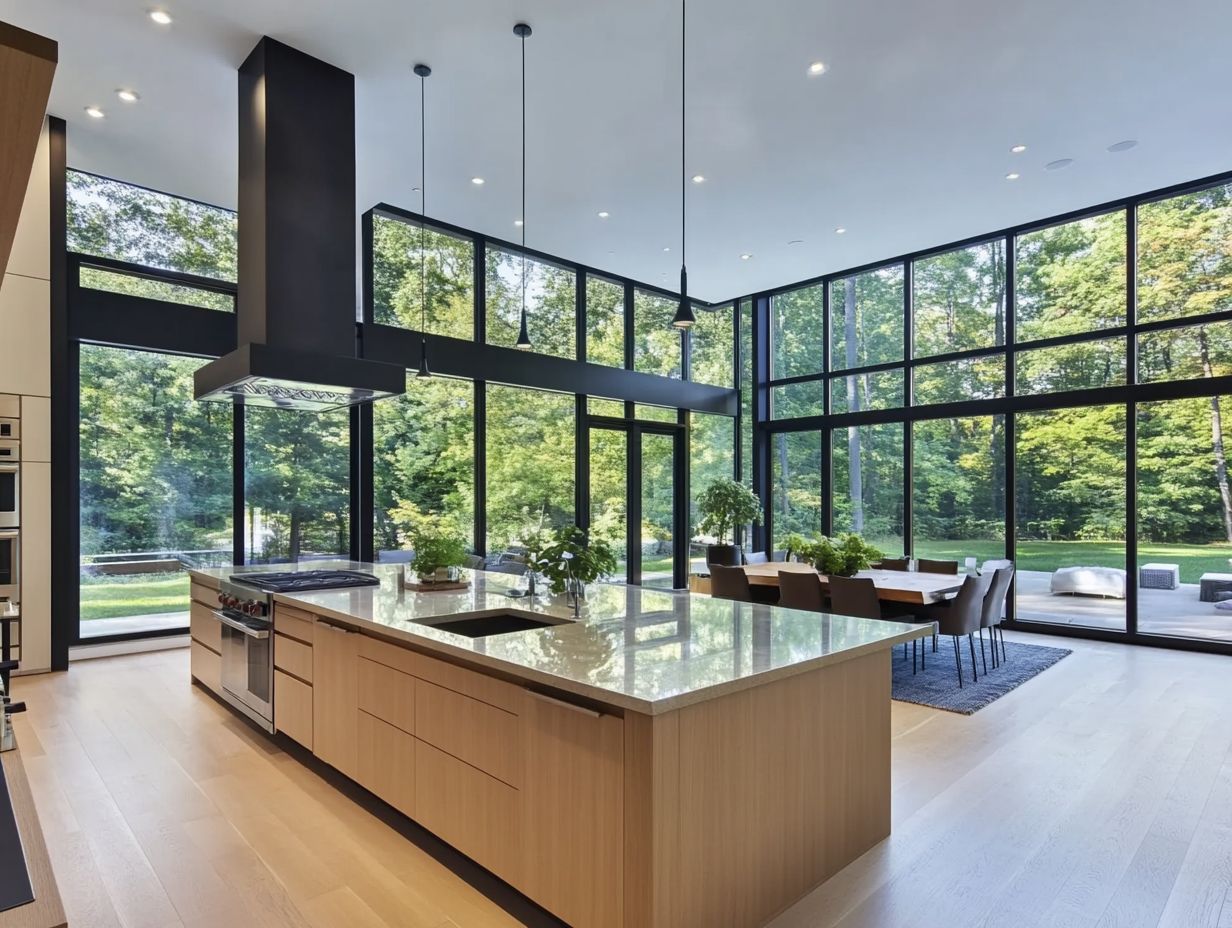 A beautifully designed kitchen showcasing multi-functional spaces