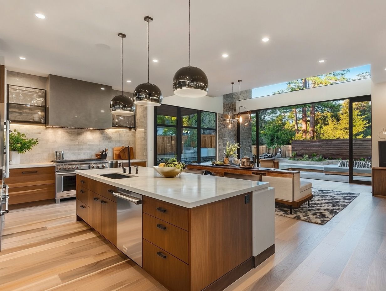 A beautifully designed U-Shaped Kitchen showcasing modern appliances and cabinetry