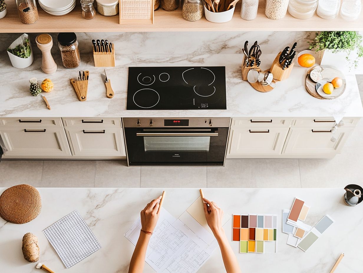 Diagram of Common Kitchen Layouts