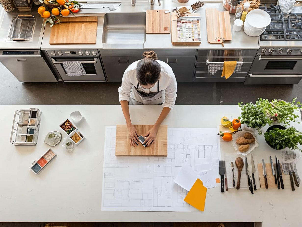 What are some important factors to consider when choosing a DIY kitchen layout?