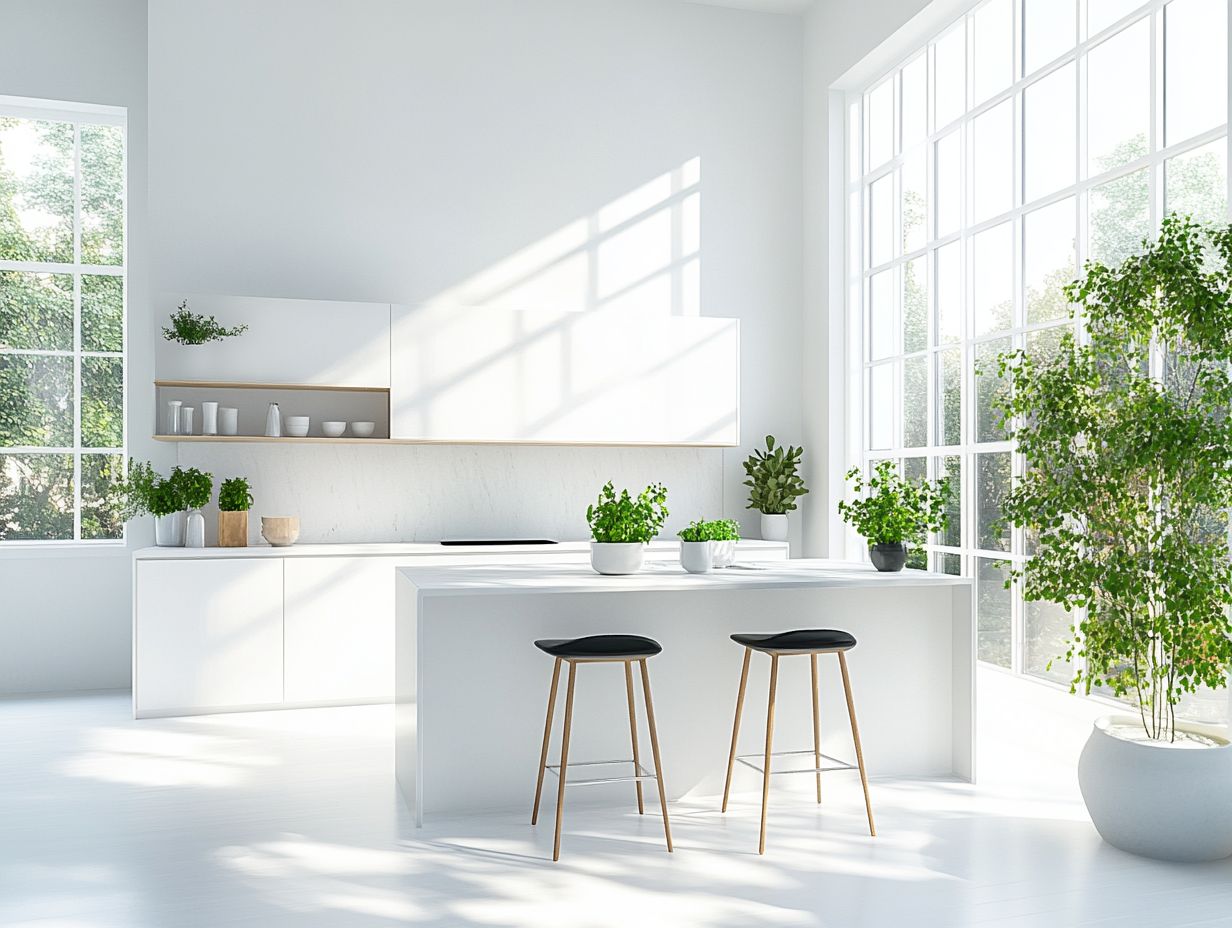 Bright and Spacious Open Concept Kitchen with Dining Area