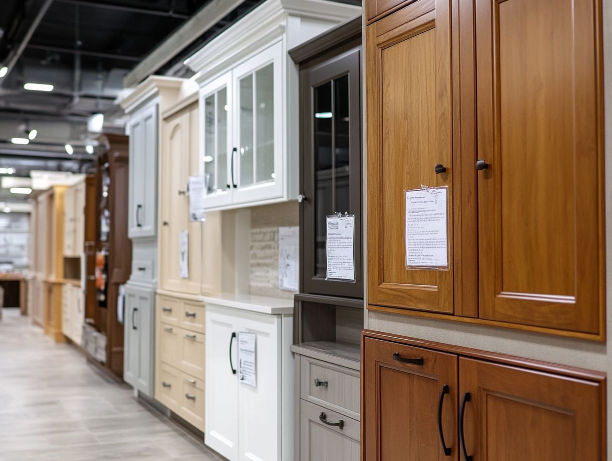 Modern flat panel kitchen cabinet design showcasing clean lines