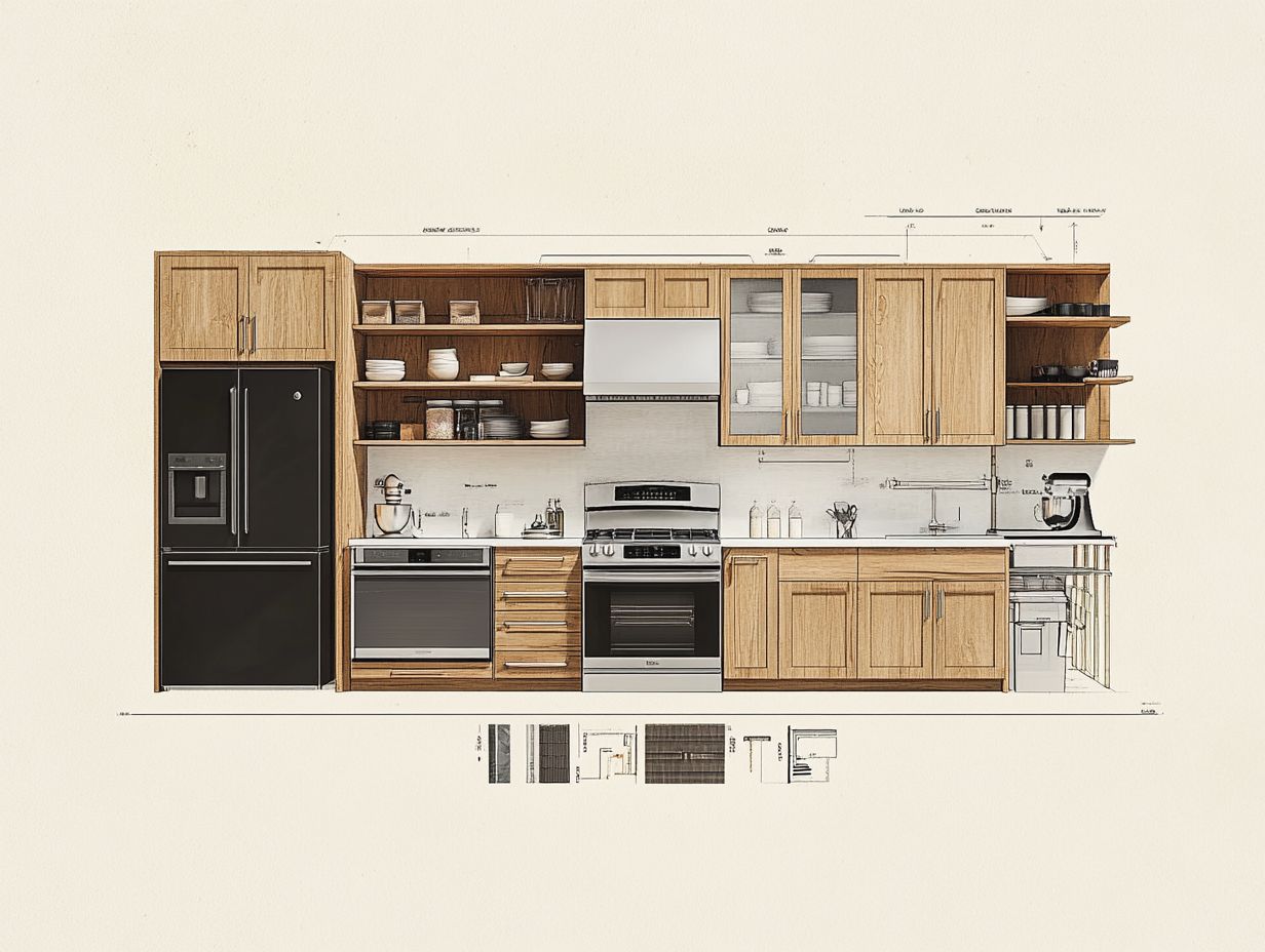 Infographic showing the breakdown of kitchen remodel costs