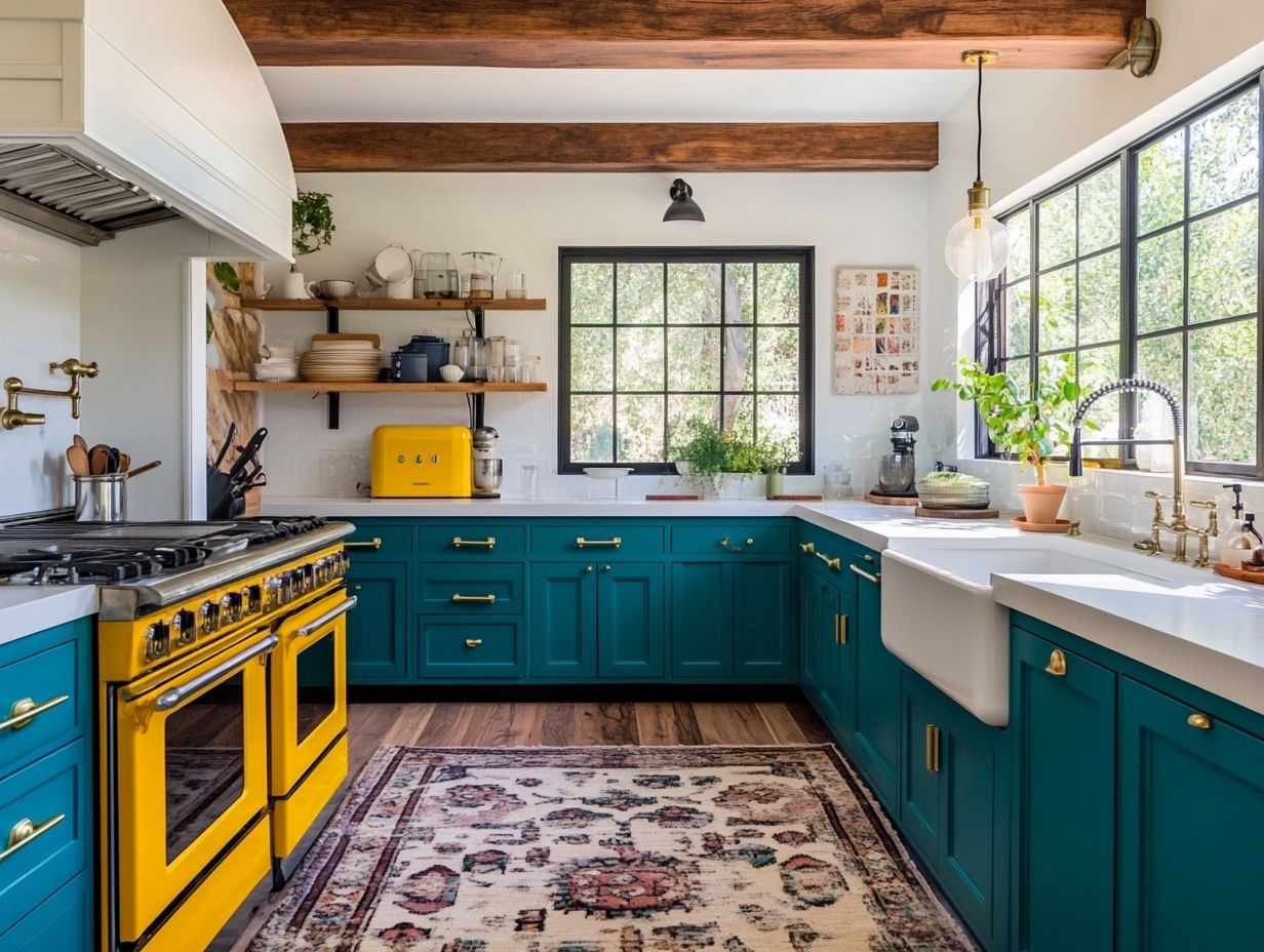 Implementing Color Blocking in Kitchen Design