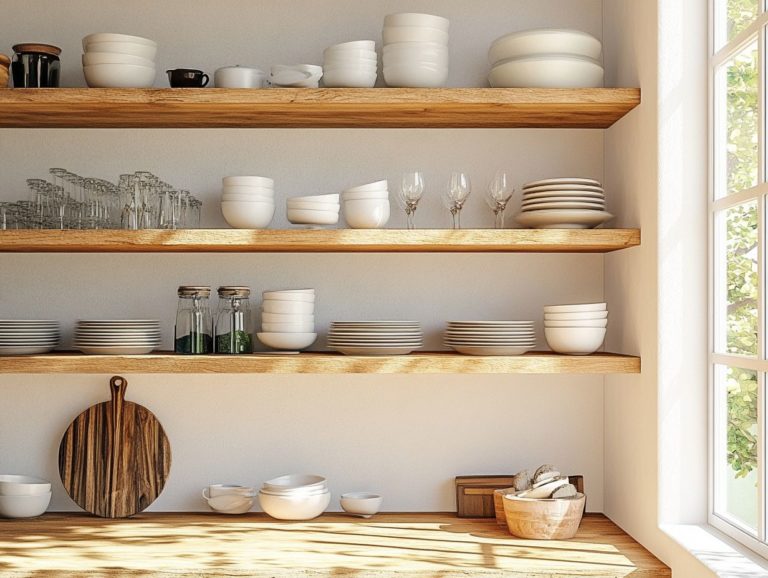 Using Open Shelving in Kitchen Designs